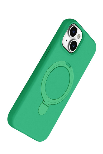 Epilons غطاء آيفون 14 ماج سيف مع حامل - أخضر