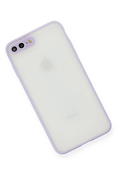 Najmaddin غطاء حماية نيو فايس لآيفون 7 بلس من السيليكون مونتريال - أرجواني