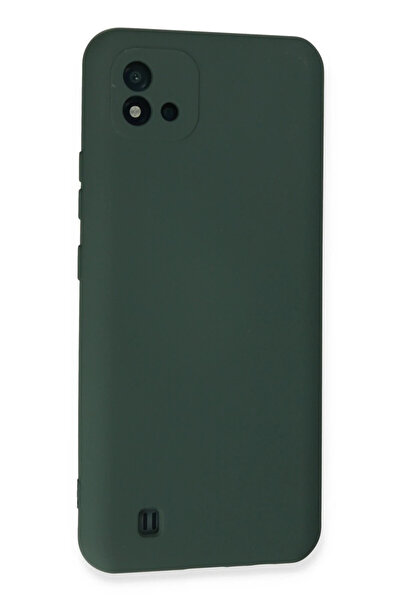 Epilons حافظة C11 2021 من السيليكون المخملي الداخلي - أخضر داكن