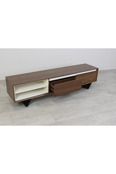 DEC8 A luxurious TV stand with a distinctive and modern design.