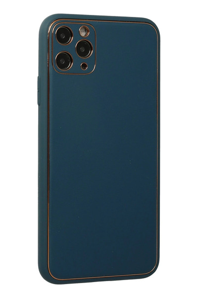 Epilons غطاء آيفون 11 من جلد الكوكو والسيليكون -