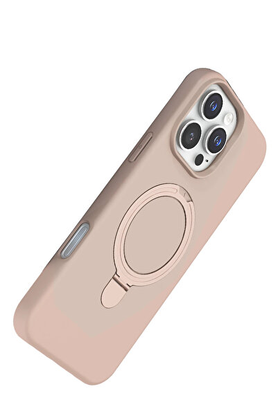 Epilons غطاء آيفون 16 ماج سيف مع حامل - تيتانيوم صحراوي