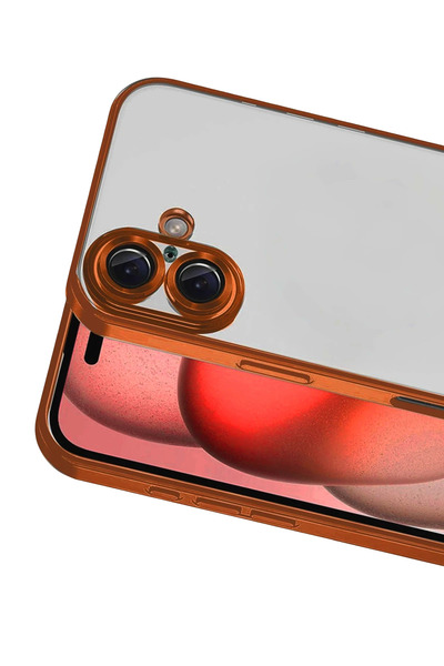 Epilons إيفون 17 عدسة سيليكون - برتقالي