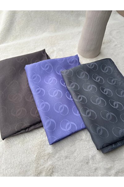 shalby Hijab Women's Silky Jacquard Shawl (Set of 3)