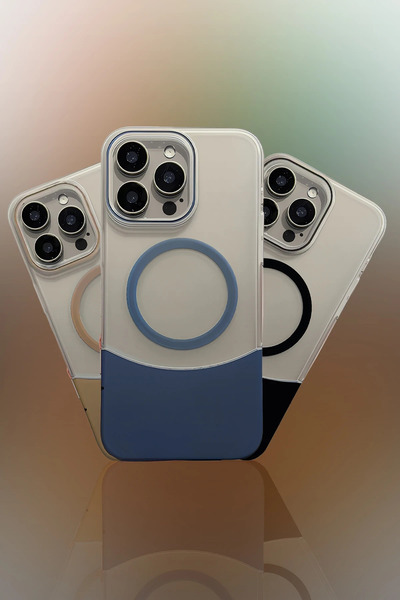 Epilons غطاء ماجسيف لـ آيفون 14 فيلار - أزرق داكن