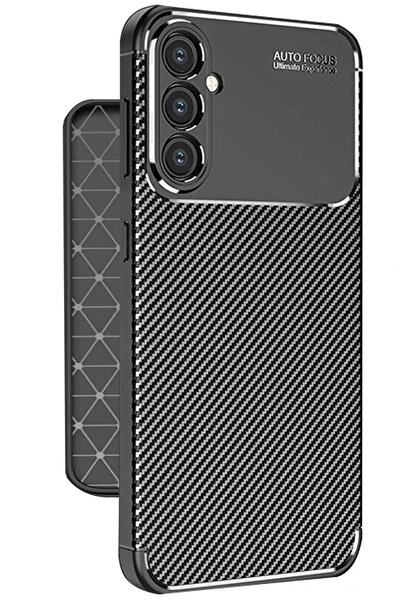 Najmaddin حافظة نيو فيس لهاتف سامسونج جالاكسي A56، غطاء كربوني بتركيز تلقائي ...