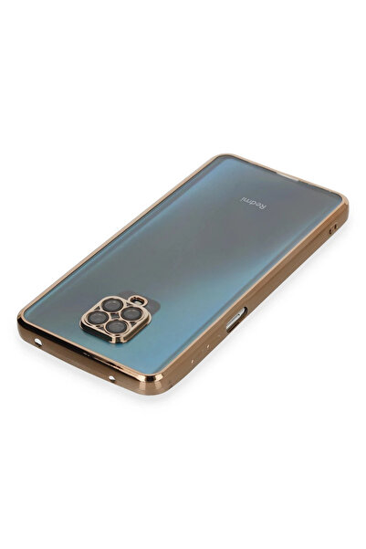 Epilons حافظة ريدمي نوت 9 من السيليكون مع عدسة - ذهبي