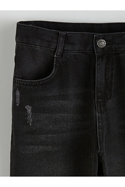 LC Waikiki LCW Kids Siyah Erkek Çocuk Loose Fit Jean Pantolon