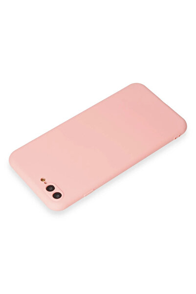 Najmaddin حافظة نيو فيس لآيفون 7 بلس من السيليكون - لون بودرة