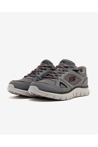 SKECHERS TRACK - EZRAL Erkek Gri Spor Ayakkabı 233039TK CCRD