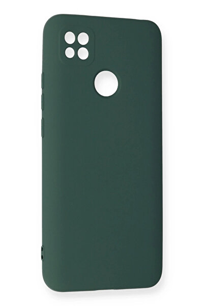 Epilons حافظة ريدمي 9C نانو من السيليكون المخملي - أخضر داكن
