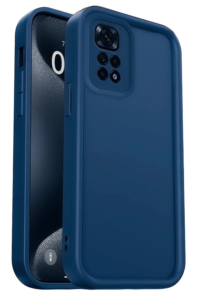 Epilons حالة Redmi 10 2022 من السيليكون Viera - أزرق داكن