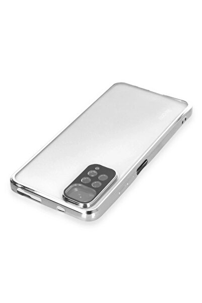 Epilons حافظة ريدمي نوت 11 من السيليكون مع عدسة - فضي