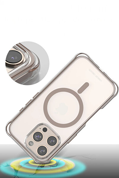 Epilons غطاء هالك ماجسيف لهاتف آيفون 15 من أونجيف - تيتانيوم الصحراء