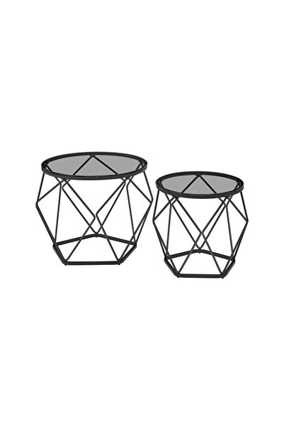 Talis Τραπεζάκι σαλονιού σε βιομηχανικό στιλ, Vintage 48,2x48,2x39,2 cm