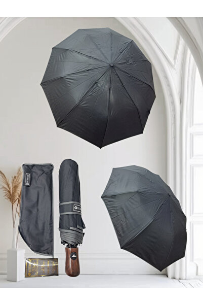 Rubenis 10 Telli 3 Kırmalı Su Tutmaz Hafif Ama Güçlü Modern Tasarım Lüx Şemsiye