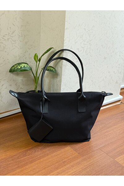 Bagnest Casual Large Size Women's Shoulder Bag with Card Holder Detail