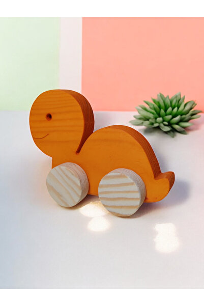 websunday Wooden Toy Turtle Natural Handmade Toy