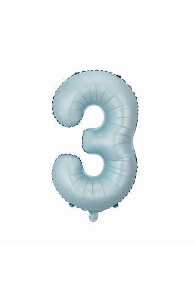 Party City 76 CM Mavi Rakam Folyo Balon – Doğum Günü, Yıl Dönümü ve Özel Gün ...