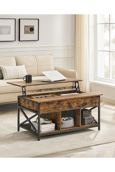 Talis Modern Style Coffee Table Brown-Black