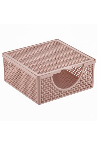 abnturk Sarmaşık Model Dantel Temalı Kül Kurusu Peçetelik 18x18x7