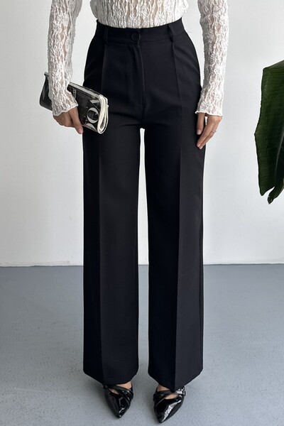 moda armanc Women's Palazzo Trousers Oversize Original Cut - High Waist Wide ...