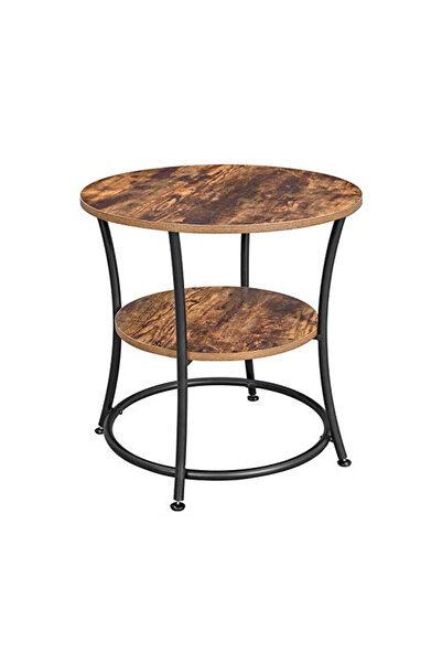 Talis Masuta de Cafea Stil Minimalist, Modern Maro Rustic 55 x 55 x 55 cm