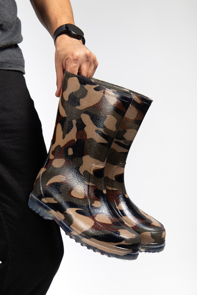 WEERY Pvc %100 Su Geçirmez Çizme Mevsimlik Unisex Çocuk Yağmur Çizmesi Erkek ...