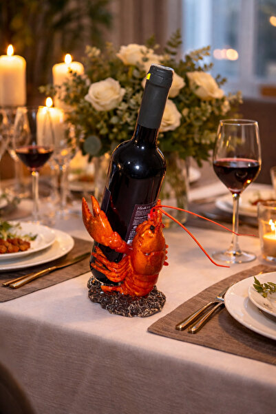 Seabysparkle Kızıl Istakoz Dekoratif Biblo