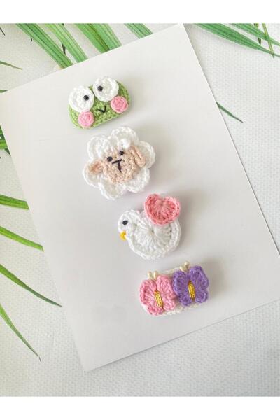 Hand Mother's Since 2024 Az Saçlı Bebek Tokası Handmade Baby Antialerjik %100...