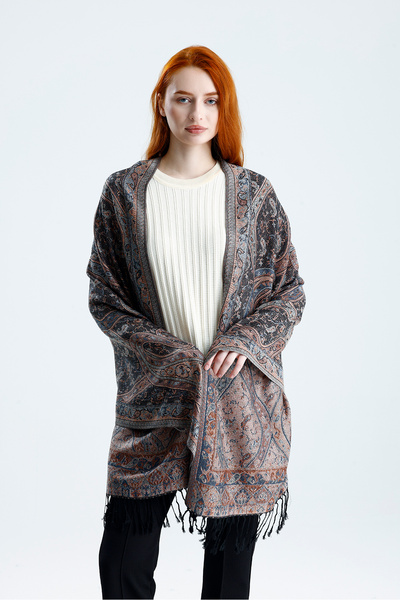 CHALE Cashmere Collection Shoulder Shawl - Double-Sided Woven Cashmere Should...