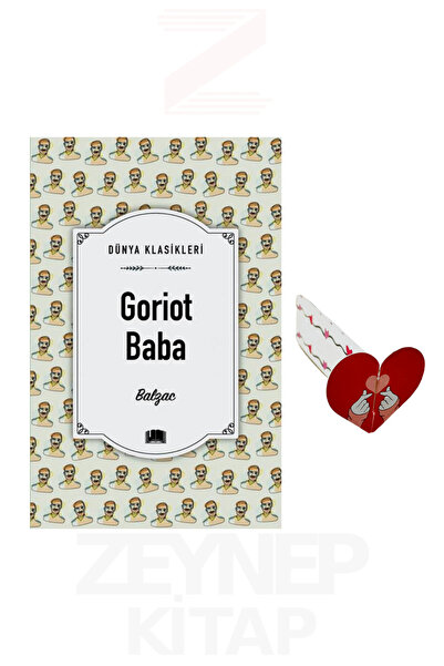Ema Kitap Goriot Baba - Balzac (Dünya Klasikleri) Kalp Ayraç Hediye
