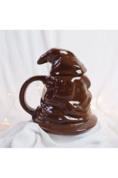 Mihristore Harry Potter Şapka Tasarımlı 3D Kupa Bardak Hediyelik Seçmen Şapka...