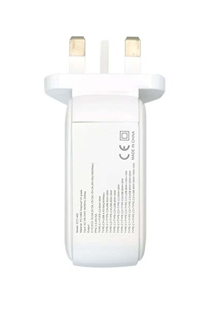 Grabit 100W GaN Wall Charger – Fast PD Charging, 3 USB-C & 1 USB-A, Compact &...