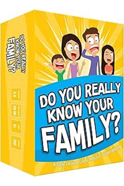 ST ZONE Do You Really Know Your Family Card Game for Kids and Adults, Family ...