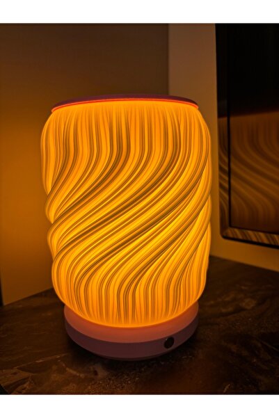 Alpdesign Modern Dekoratif Masaüstü LED Aydınlatma | Şarjlı Masa Lambası – P1...