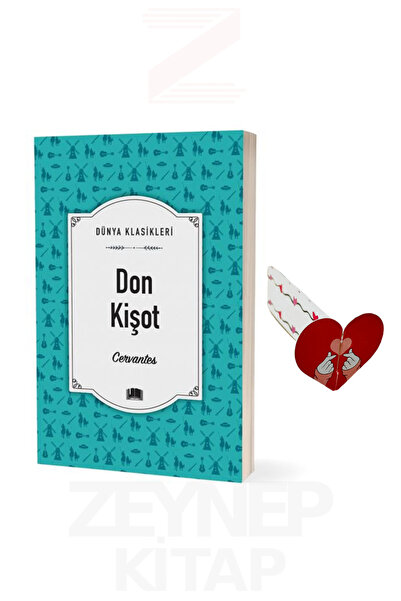 Ema Kitap Don Kişot - Cervantes (Dünya Klasikleri) Kalp Ayraç Hediye