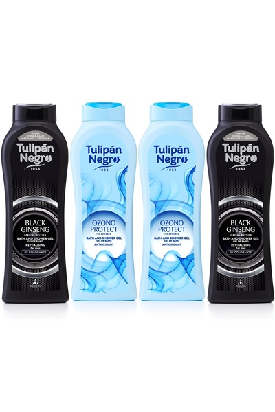 Tulipan Negro Set Gel de dus Doar Barbati -4bucati-4x650ml