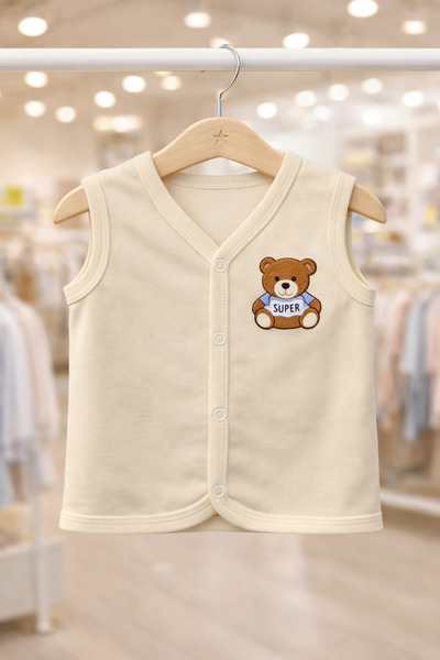 canmana kids&baby 100% Cotton Newborn Baby Vest