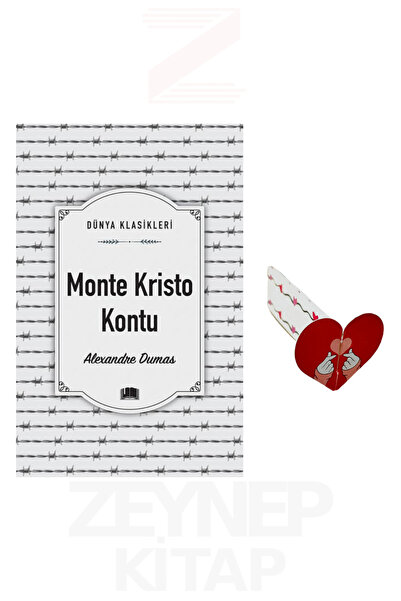 Ema Kitap Monte Kristo Kontu - Alexandre Dumas (Dünya Klasikleri) Kalp Ayraç ...
