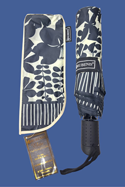 Rubenis 10 Telli 3 Kırmalı Su Tutmaz Hafif Ama Güçlü Modern Tasarım Lüx Şemsiye