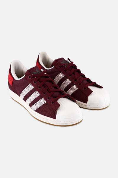 adidas Originals x Parley Superstar Men Lace Up Outdoor Shoes, Maroon