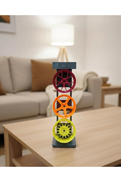 Fırsatkolik 3-Piece Wheel Decoration Set Modern Sports Design for Table Top a...
