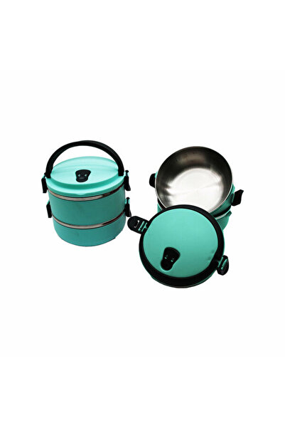 Fırsatkolik Lunch Box Food Thermos Storage Container Thermos Set of 2 - Turqu...