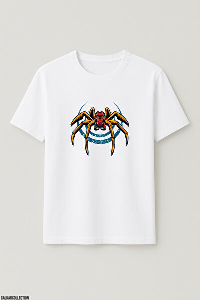 CALKARCOLLECTION Unisex Oversize Toxic Spider Tshirt