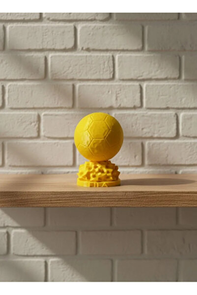 Fırsatkolik Mini Fıfa Football Ball Figurine Yellow Color 10cm Sports Themed ...