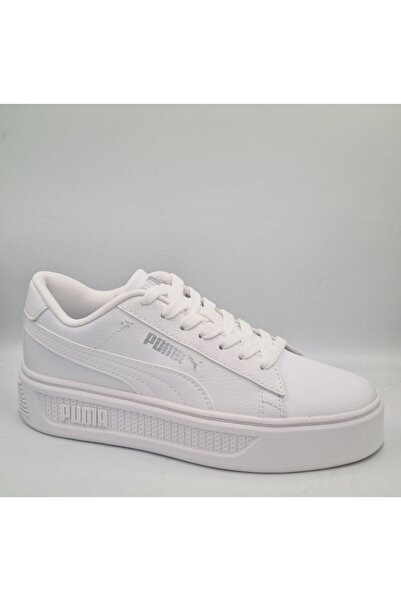 Puma Smash Platform V3 TDP Beyaz Kadın Sneaker Spor Ayakkabı