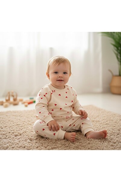 RÜYA KİDS Baby Girl & Child Printed Top and Bottom Set