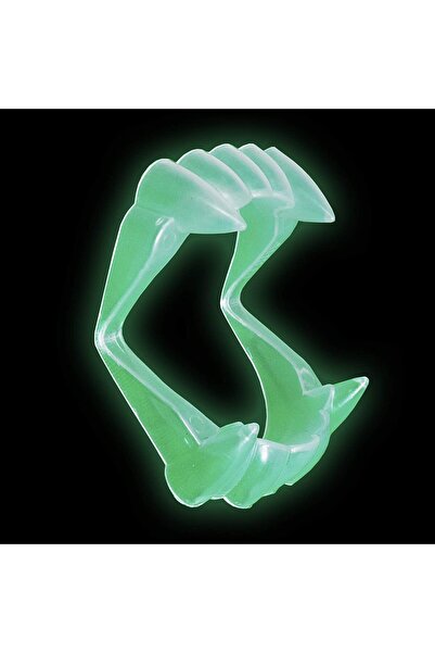 Fırsatkolik Glow-In-The-Dark Phosphorescent Double False Teeth Vampire Fangs ...