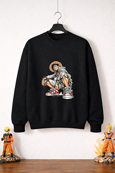 petite pati One Piece Luffy 4 Sweatshirt (3 Threads 100% Cotton)